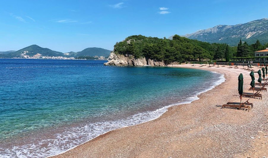 Milocer Beach, Montenegro